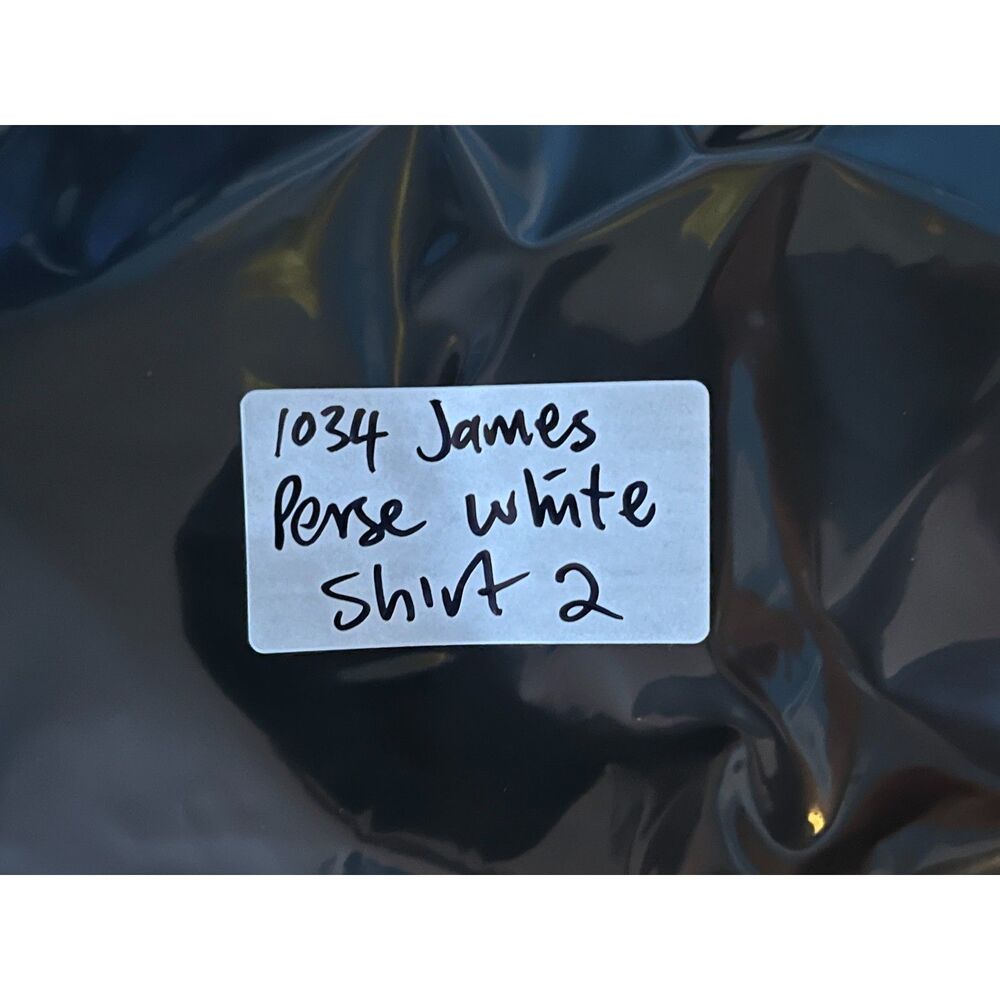 Standard JAMES PERSE White Cotton Button Down Shirt Top   Women's Size 2 Medium - Picture 10 of 10